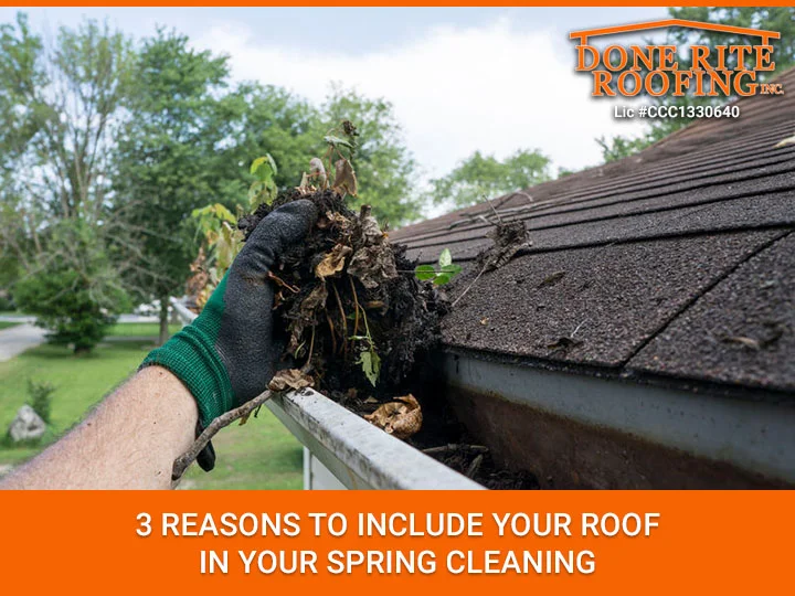 3 Reasons to Include Your Roof in Your Spring Cleaning | Done Rite ...