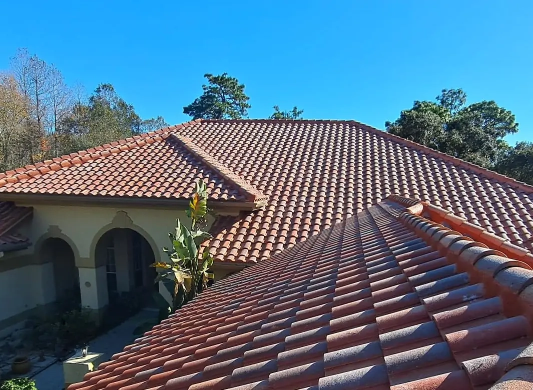 Home with Tile Roof